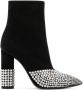 Giuseppe Zanotti Raina enkellaarzen verfraaid met kristallen Zwart - Thumbnail 1