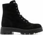 Giuseppe Zanotti Rombos combat boots Zwart - Thumbnail 1