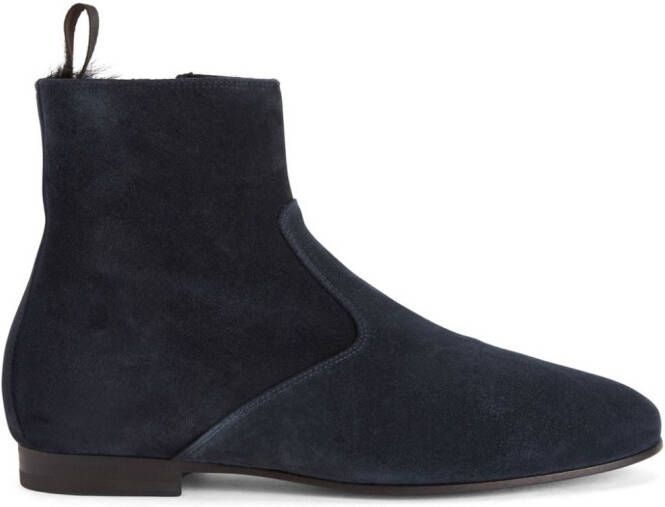 Giuseppe Zanotti Ron laarzen met ronde neus Blauw