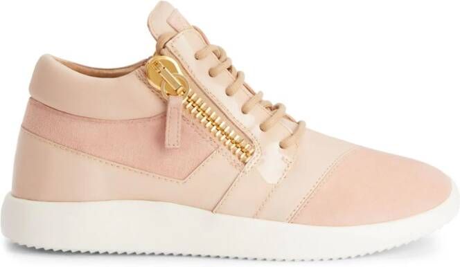 Giuseppe Zanotti Runner high-top sneakers Roze