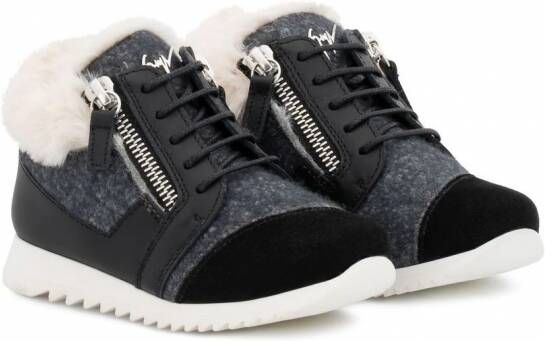 Giuseppe Zanotti Runner Jr. low-top sneakers Zwart