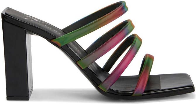 Giuseppe Zanotti 85 mm Shangay muiltjes Veelkleurig