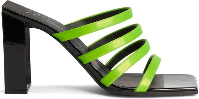 Giuseppe Zanotti Sandalen met blokhak Groen - Foto 1