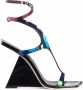 Giuseppe Zanotti 105 mm Tutankamon sandalen met hoekige hak Veelkleurig - Thumbnail 1