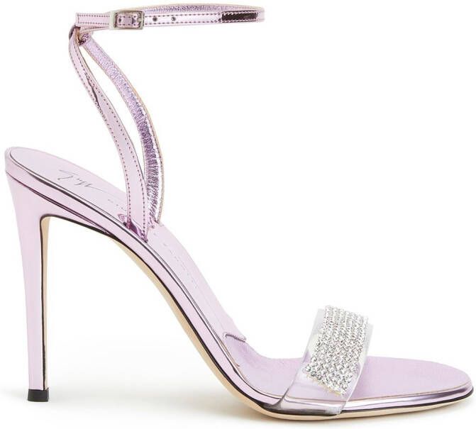 Giuseppe Zanotti Sandalen met hoge hak Roze