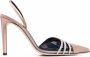 Giuseppe Zanotti 110 mm Audrine pumps met kristallen detail Beige - Thumbnail 1