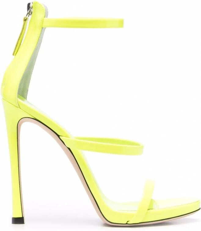 Giuseppe Zanotti Sandalen met open neus Geel