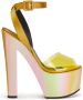 Giuseppe Zanotti Sandalen met plateauzool Geel - Thumbnail 1