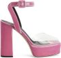 Giuseppe Zanotti Sandalen met plateauzool Roze - Thumbnail 1