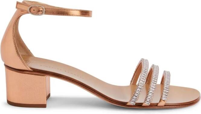 Giuseppe Zanotti Sandalen met ronde neus Beige