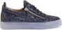 Giuseppe Zanotti Sneakers verfraaid met pailletten Blauw - Thumbnail 1