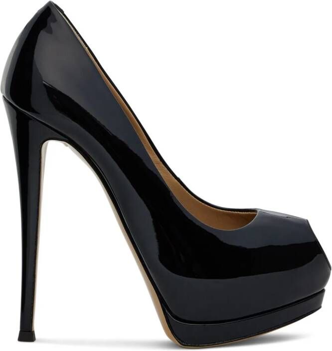 Giuseppe Zanotti Sharon leren pumps Zwart