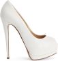 Giuseppe Zanotti Sharon pumps met open neus Wit - Thumbnail 1