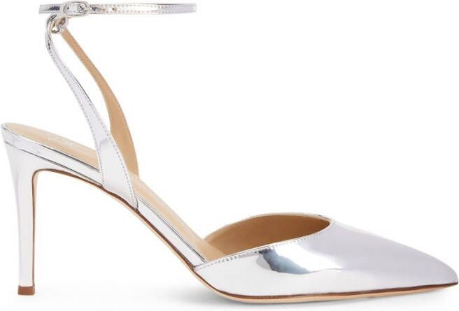 Giuseppe Zanotti Shayoran pumps met puntige neus Zilver