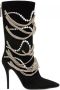 Giuseppe Zanotti Sheena verfraaide laarzen Zwart - Thumbnail 1