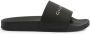 Giuseppe Zanotti Slippers met logoprint Zwart - Thumbnail 1