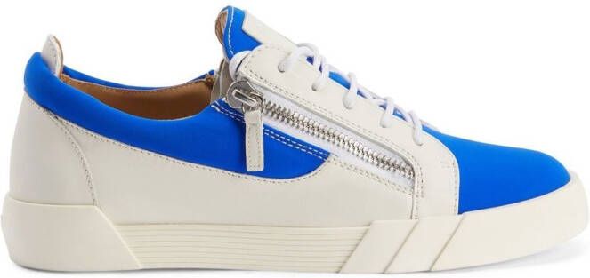 Giuseppe Zanotti Sneakers met colourblocking Blauw