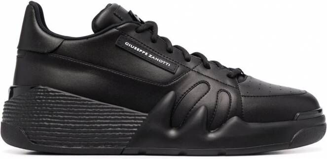 Giuseppe Zanotti Sneakers met logopatch Zwart