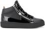 Giuseppe Zanotti Sneakers met rits aan zijkant Zwart - Thumbnail 1