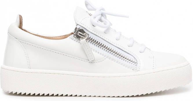 Giuseppe Zanotti Sneakers met rits Wit