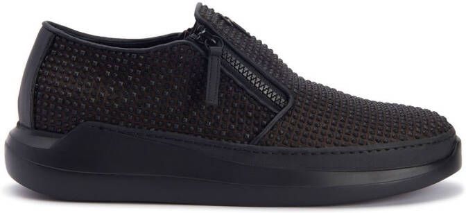 Giuseppe Zanotti Sneakers met studs Bruin