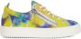 Giuseppe Zanotti Sneakers met tie-dye print Geel - Thumbnail 1