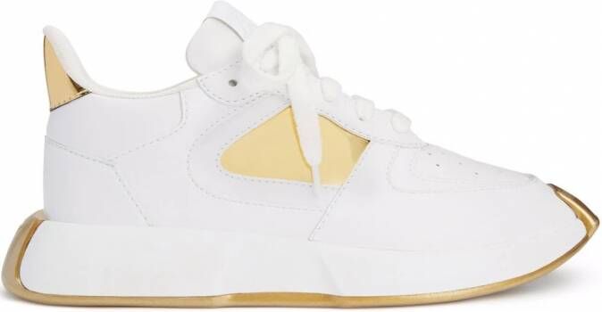 Giuseppe Zanotti Sneakers met vlakken Wit
