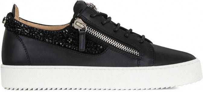 Giuseppe Zanotti Sneakers verfraaid met kralen Zwart