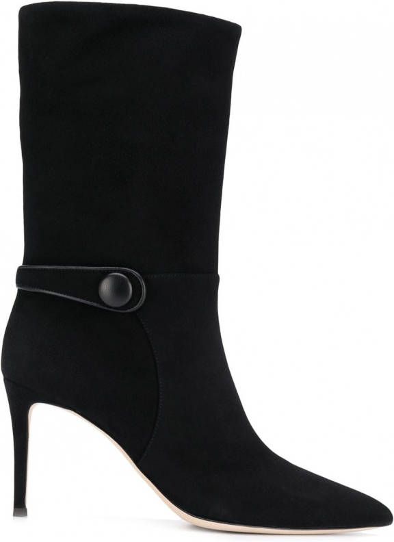 Giuseppe Zanotti Stiletto enkellaarzen Zwart
