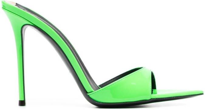 Giuseppe Zanotti Muiltjes met stilettohak Groen