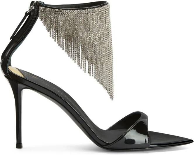 Giuseppe Zanotti Stiletto sandalen Zwart