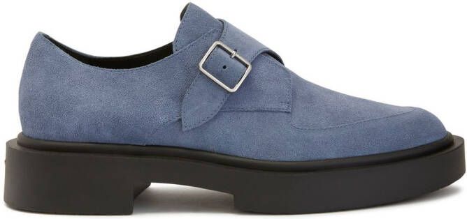 Giuseppe Zanotti Suède schoenen Blauw