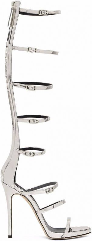 Giuseppe Zanotti Super Harmony sandalen Zilver