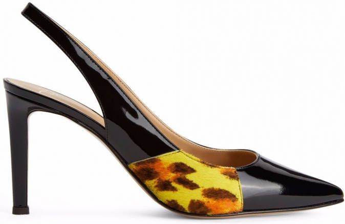 Giuseppe Zanotti Susie Feline slingback pumps Zwart