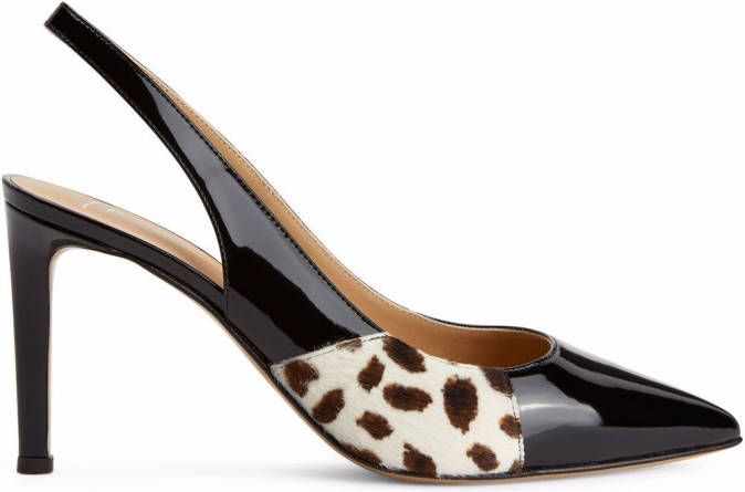 Giuseppe Zanotti Susie Feline slingback pumps Zwart