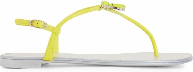 Giuseppe Zanotti Sybella teenslippers Groen