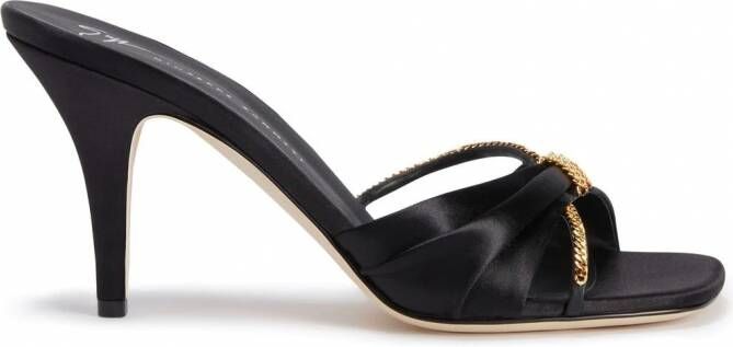 Giuseppe Zanotti Symonne muiltjes Zwart