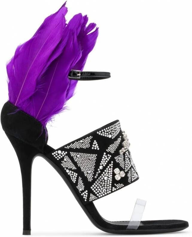 Giuseppe Zanotti 115 mm Talia sandalen Zwart
