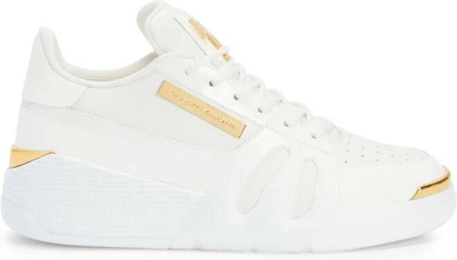 Giuseppe Zanotti Talon chunky leren sneakers Wit