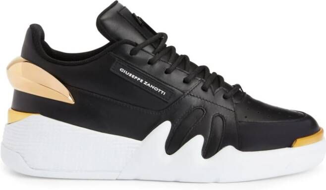 Giuseppe Zanotti Talon chunky leren sneakers Zwart