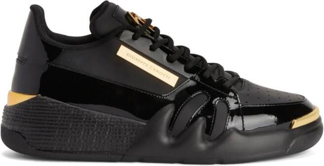 Giuseppe Zanotti Talon chunky leren sneakers Zwart