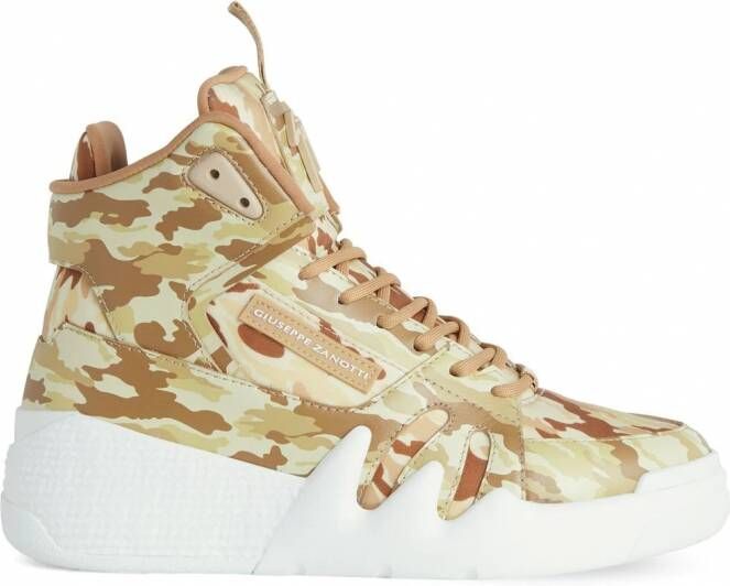 Giuseppe Zanotti Talon high-top sneakers Beige