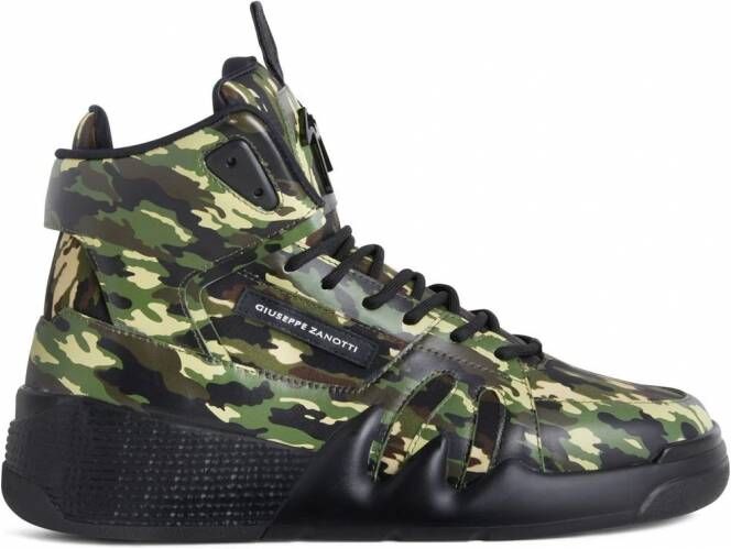 Giuseppe Zanotti Talon high-top sneakers Groen