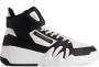 Giuseppe Zanotti Talon high top sneakers heren rubber leerleer 44.5 Wit - Thumbnail 1