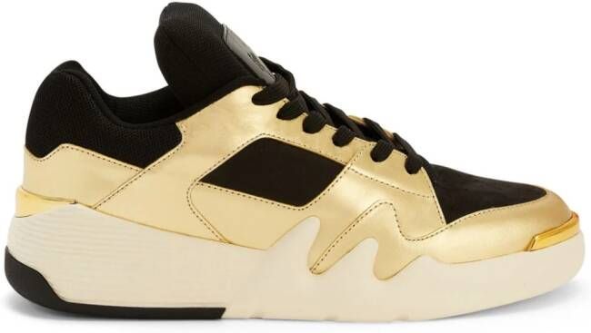 Giuseppe Zanotti Talon leren sneakers Zwart