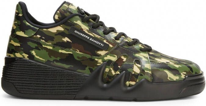 Giuseppe Zanotti Talon low-top sneakers Groen