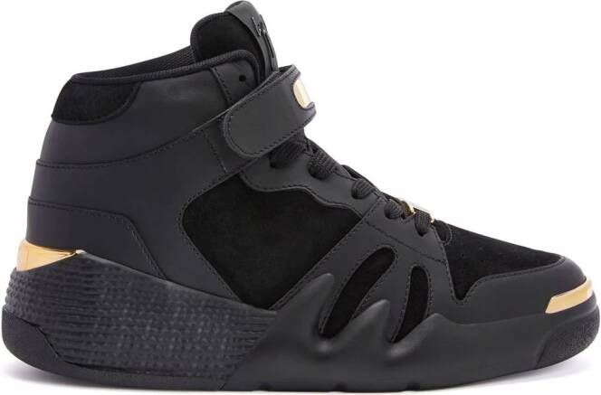 Giuseppe Zanotti Talon mid-top sneakers Zwart