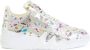 Giuseppe Zanotti Talon sneakers met abstracte print Zilver - Thumbnail 1