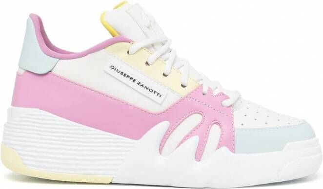 Giuseppe Zanotti Talon sneakers met colourblocking Veelkleurig