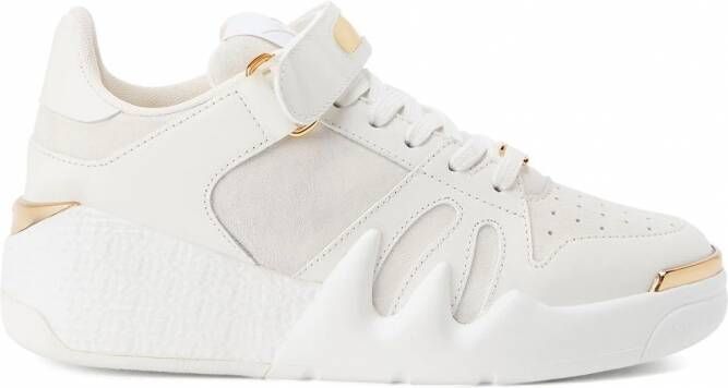 Giuseppe Zanotti Talon sneakers met klittenband Wit